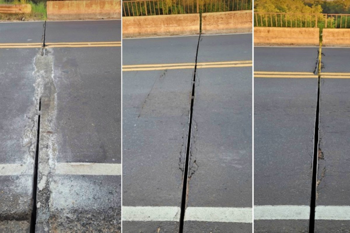 Algunas de las juntas afectadas en el puente.