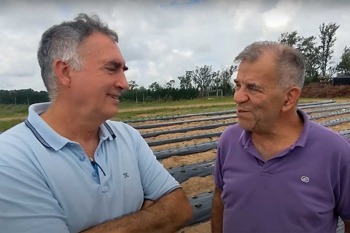 Pedro Ortega con Mariano Winograd