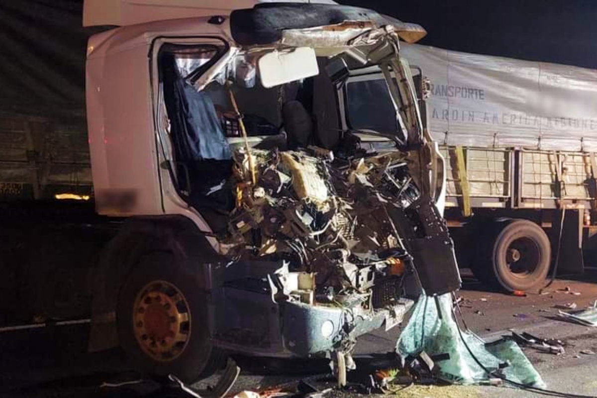 Impactante imagen de c&oacute;mo qued&oacute; la cabina.