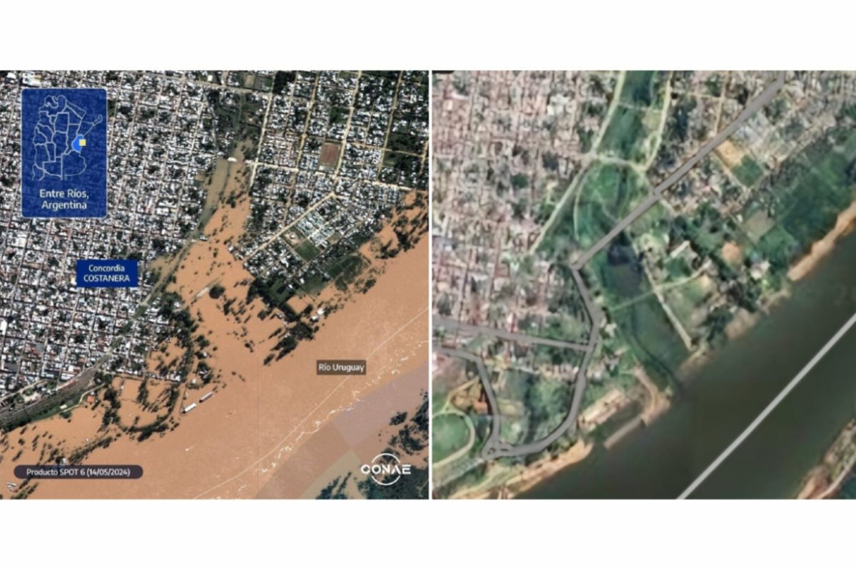 Concordia: cuando crece el Uruguay y cuando no.