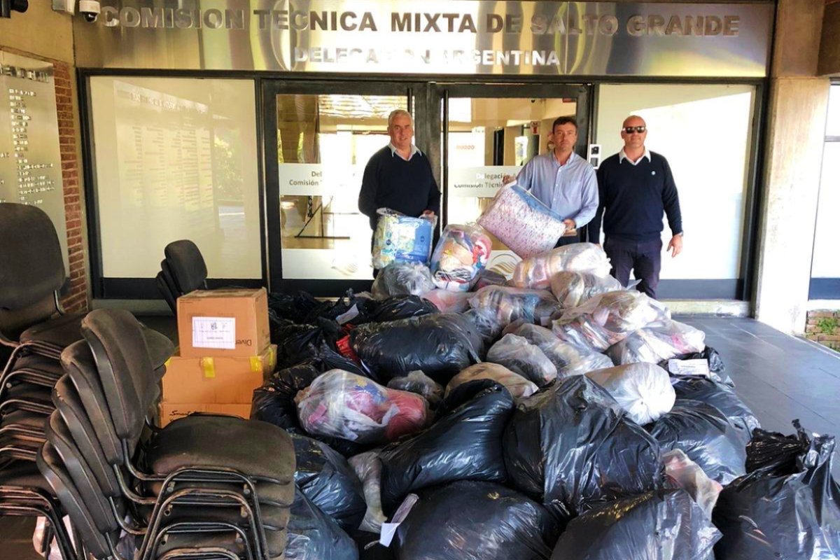 Las donaciones recibidas para Concordia.