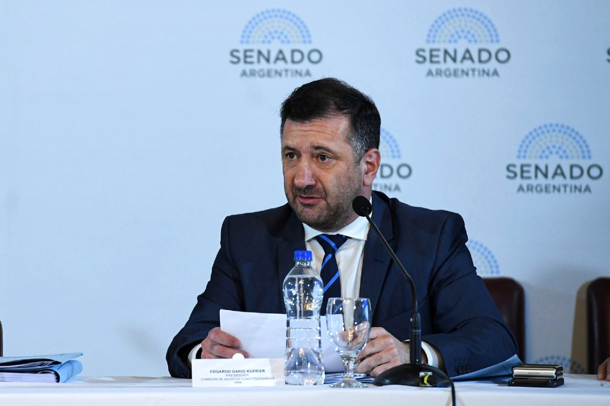 Kueider habl&oacute; sobre el debate de la Ley Bases.
