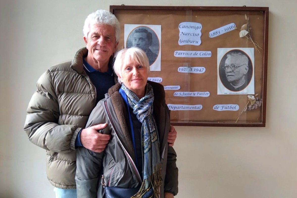 Georges Vanderchmitt y su esposa Nicole.