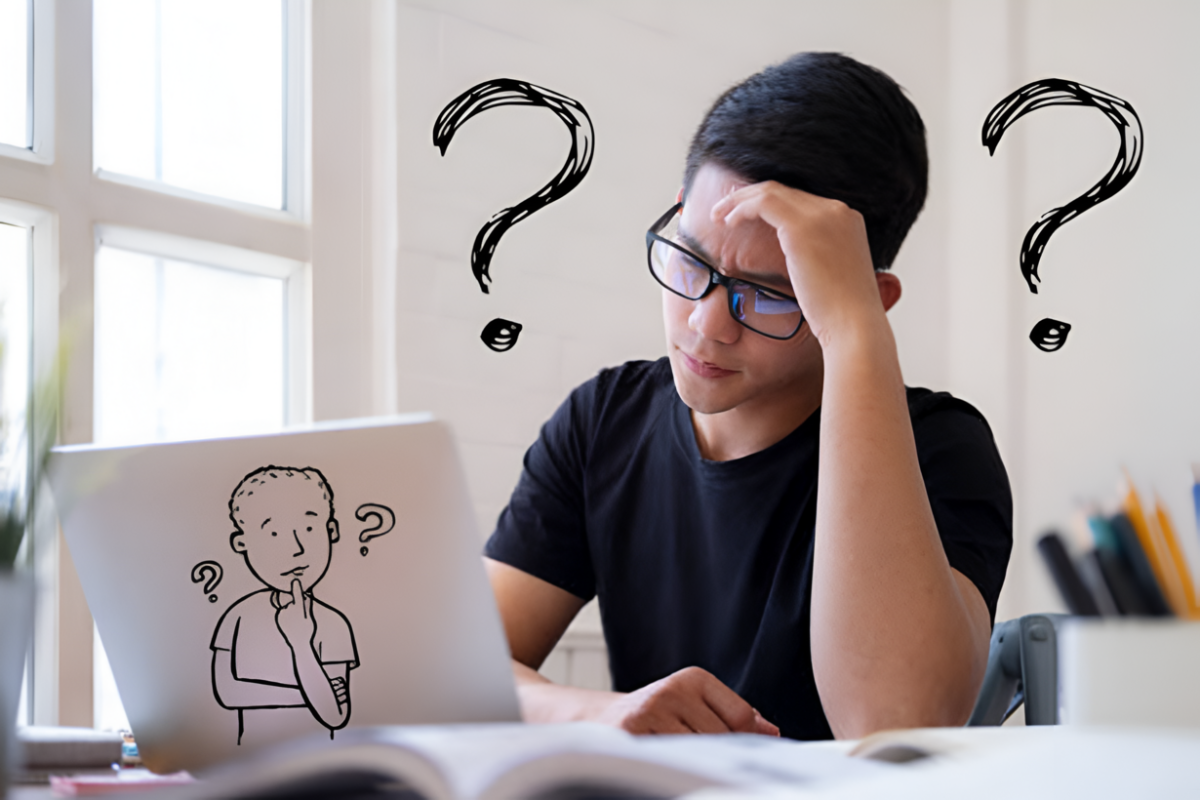 Estudiante con incertidumbre sobre su futuro