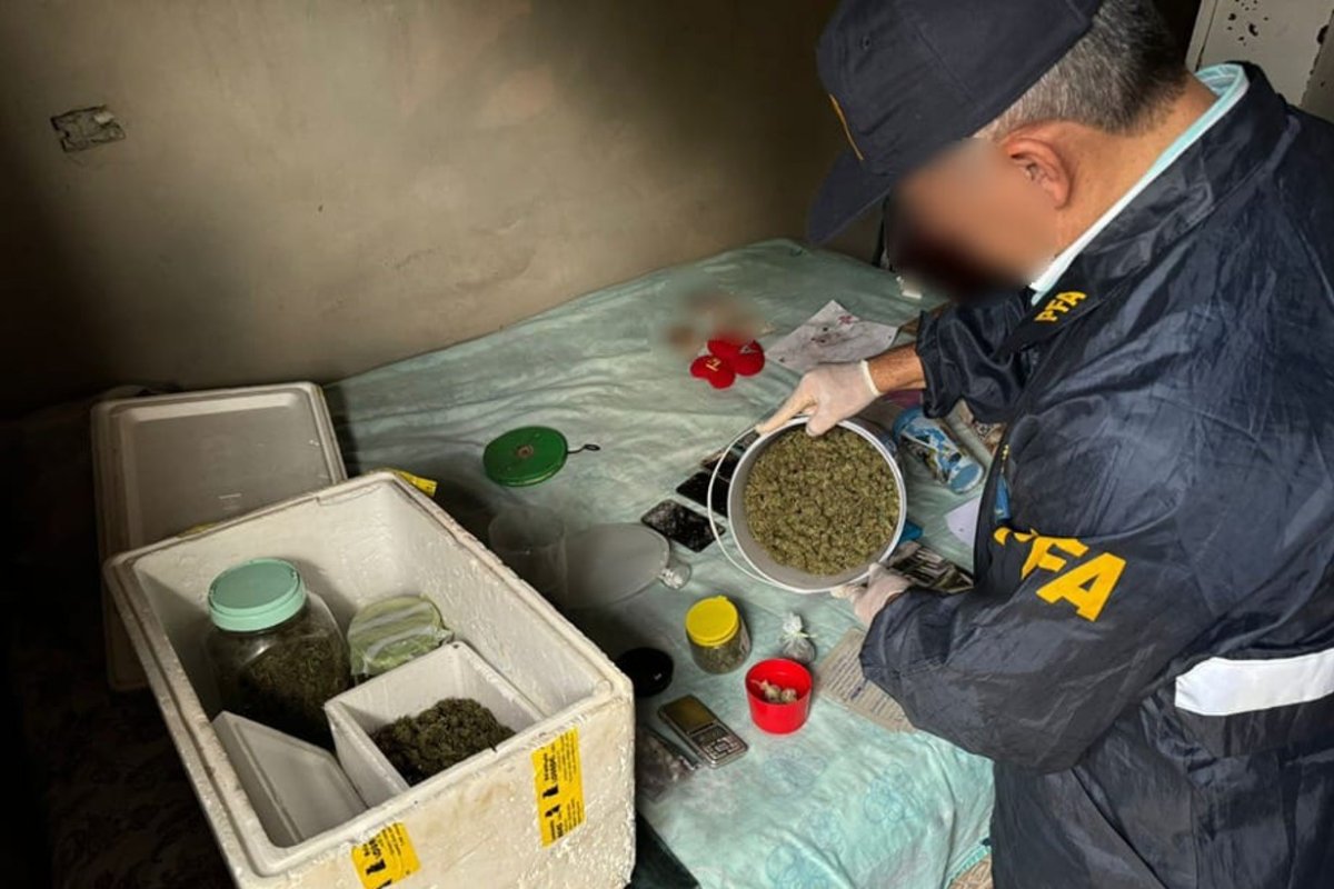 Tambi&eacute;n encontraron drogas en el lugar (PFA)