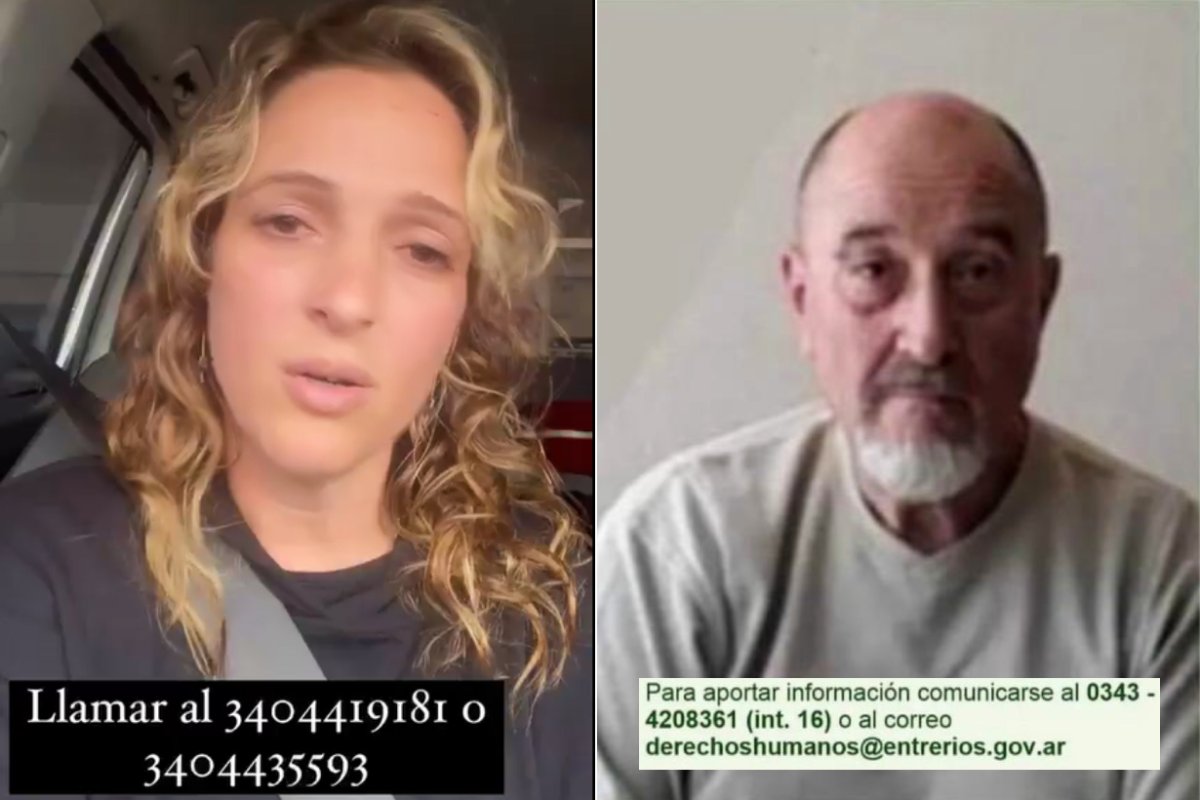 Melisa busca a su pap&aacute;, desaparecido en Entre R&iacute;os