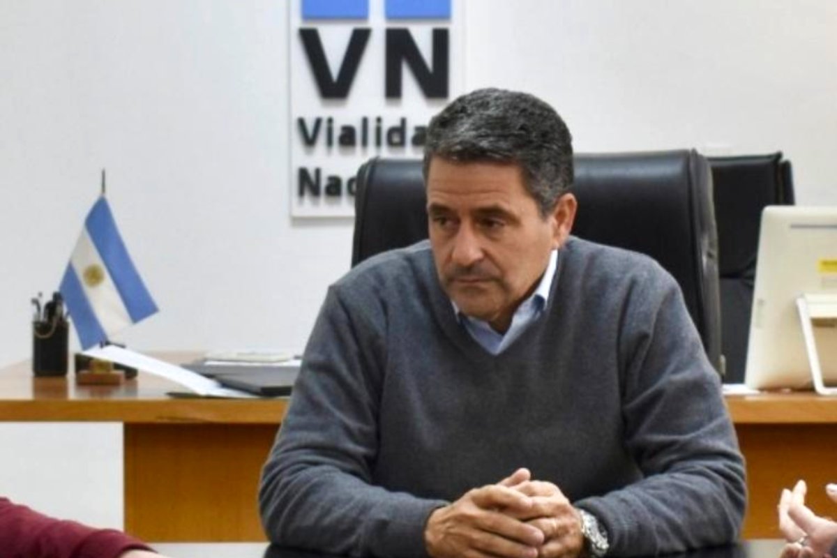 Marcone, en su &uacute;ltimo d&iacute;a en Vialidad Nacional.