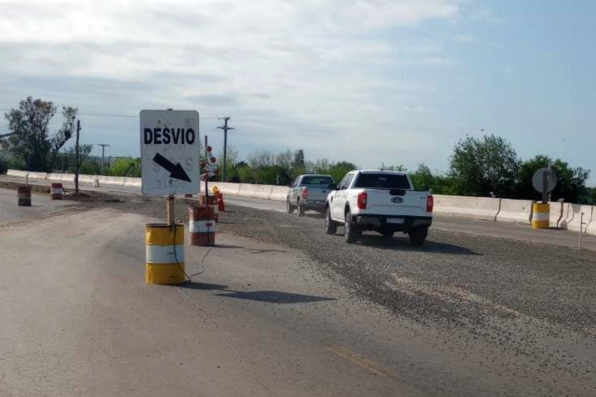 As&iacute; est&aacute; se&ntilde;alizado este martes el desv&iacute;o.