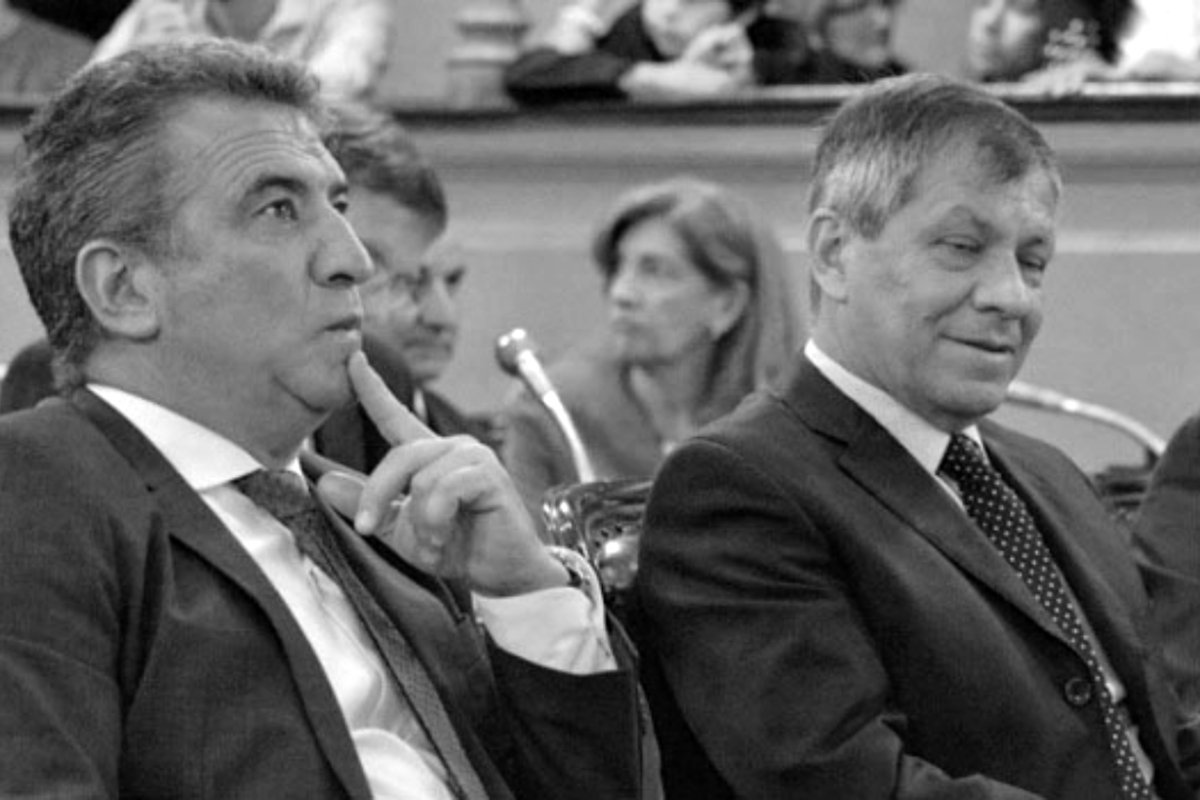 Urribarri y Ba&eacute;z, en tiempo de Legislatura.