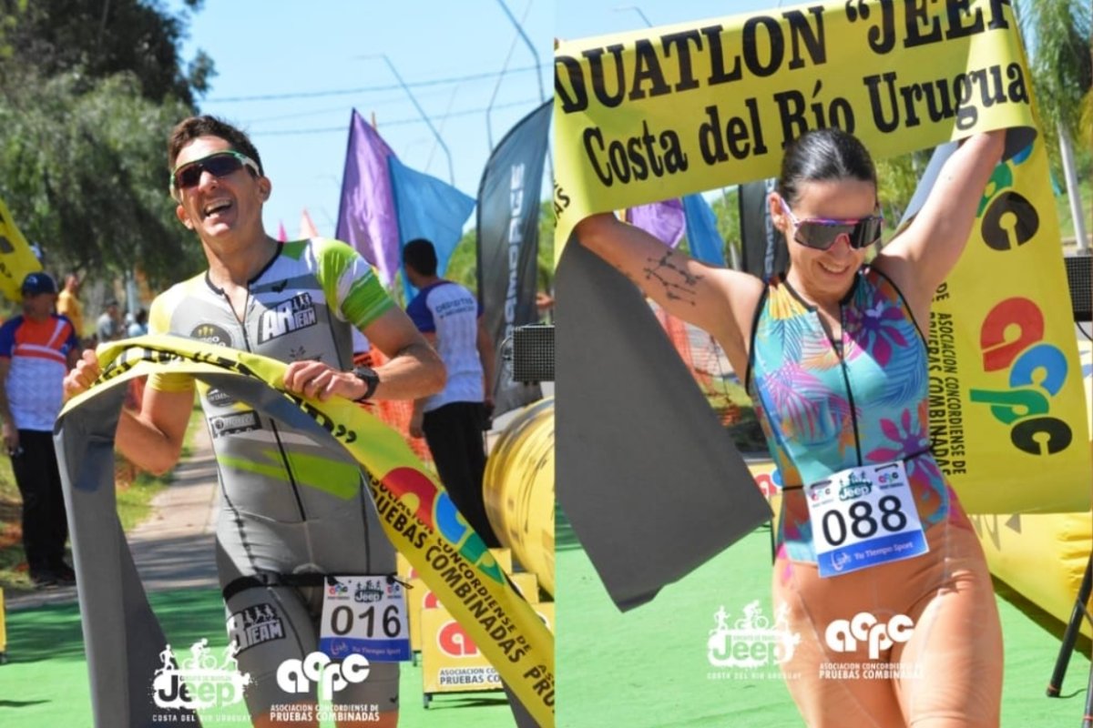 Ricagno y Zagursky, campeones del Duatl&oacute;n Jeep.