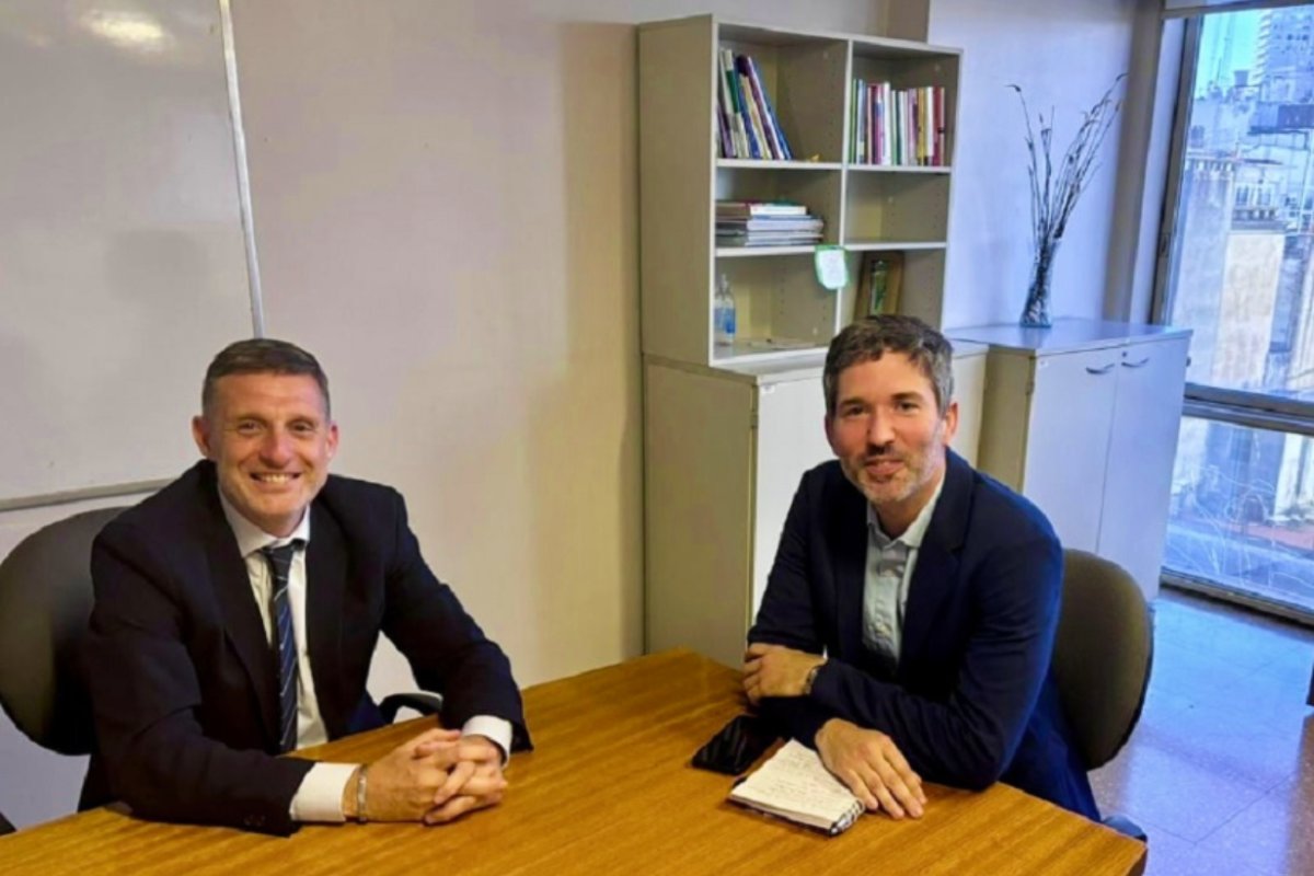 Filipuzzi fue recibido por M&uuml;ller en el Infod.