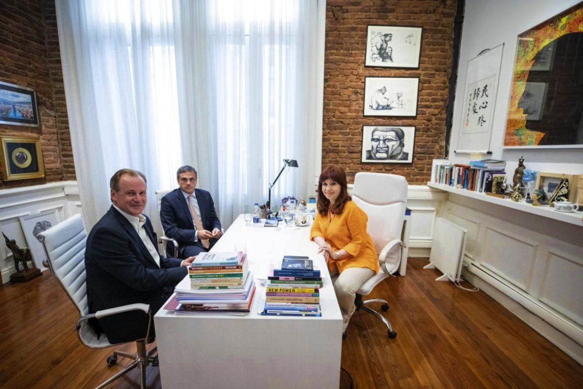 CFK recibi&oacute; a Bordet y Michel.