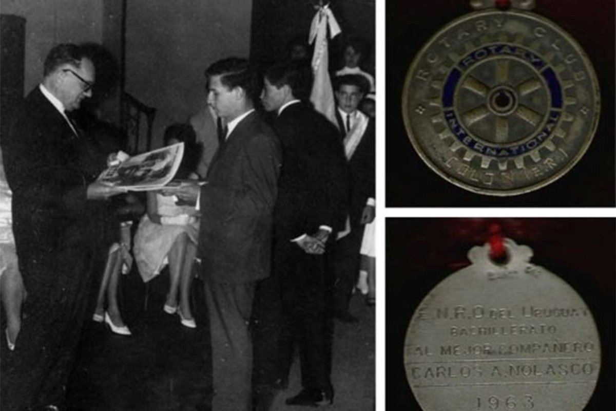 Ricardo Maxit entrega a Carlos Nolasco (1963)
