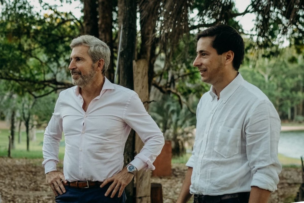 Rogelio Frigerio y Mauricio Colello.