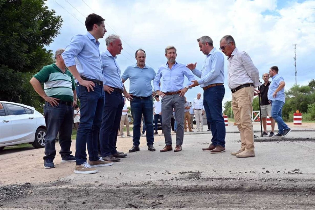 Frigerio recorri&oacute; obras de CAFESG