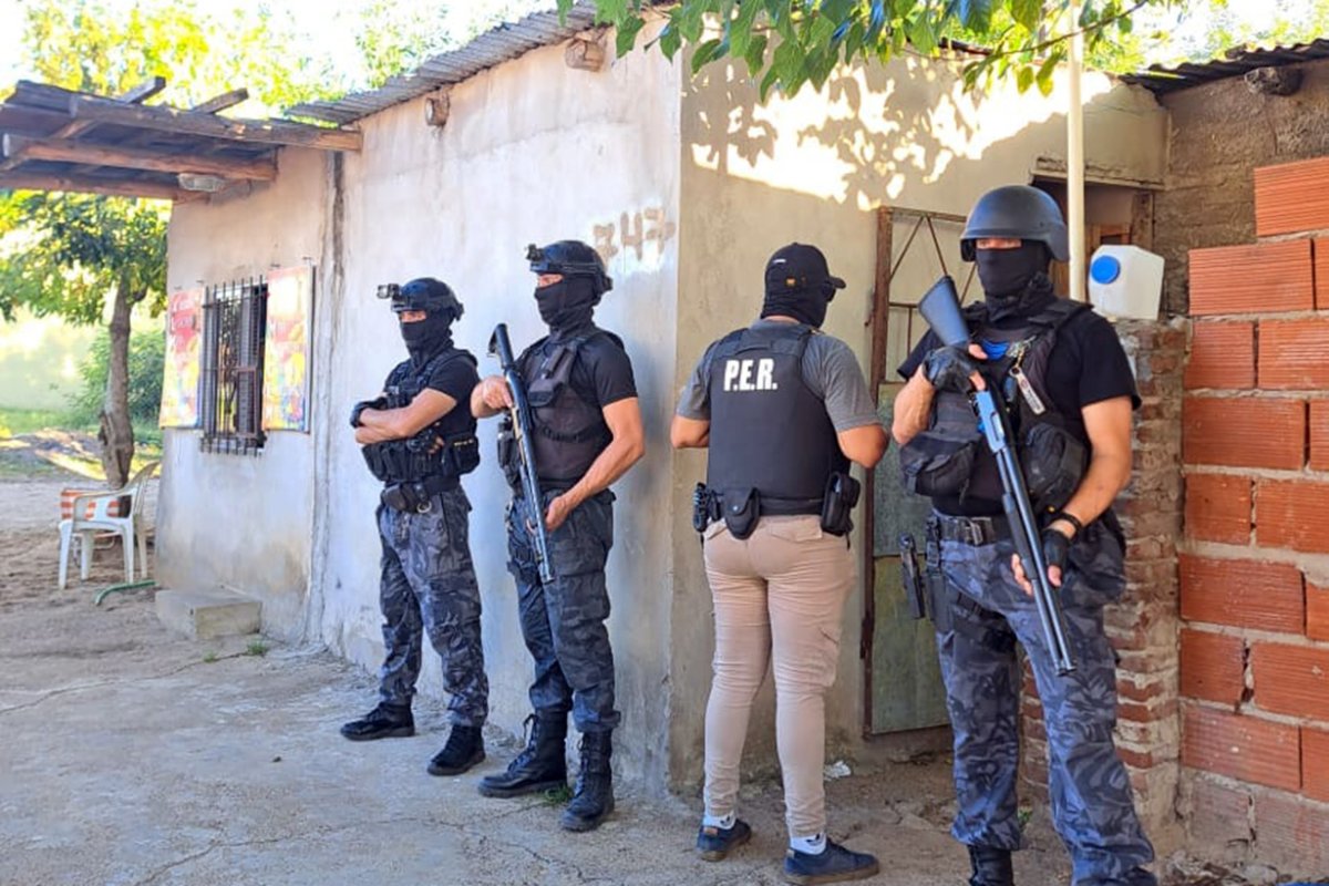 Allanamiento en vivienda del barrio San Agust&iacute;n.