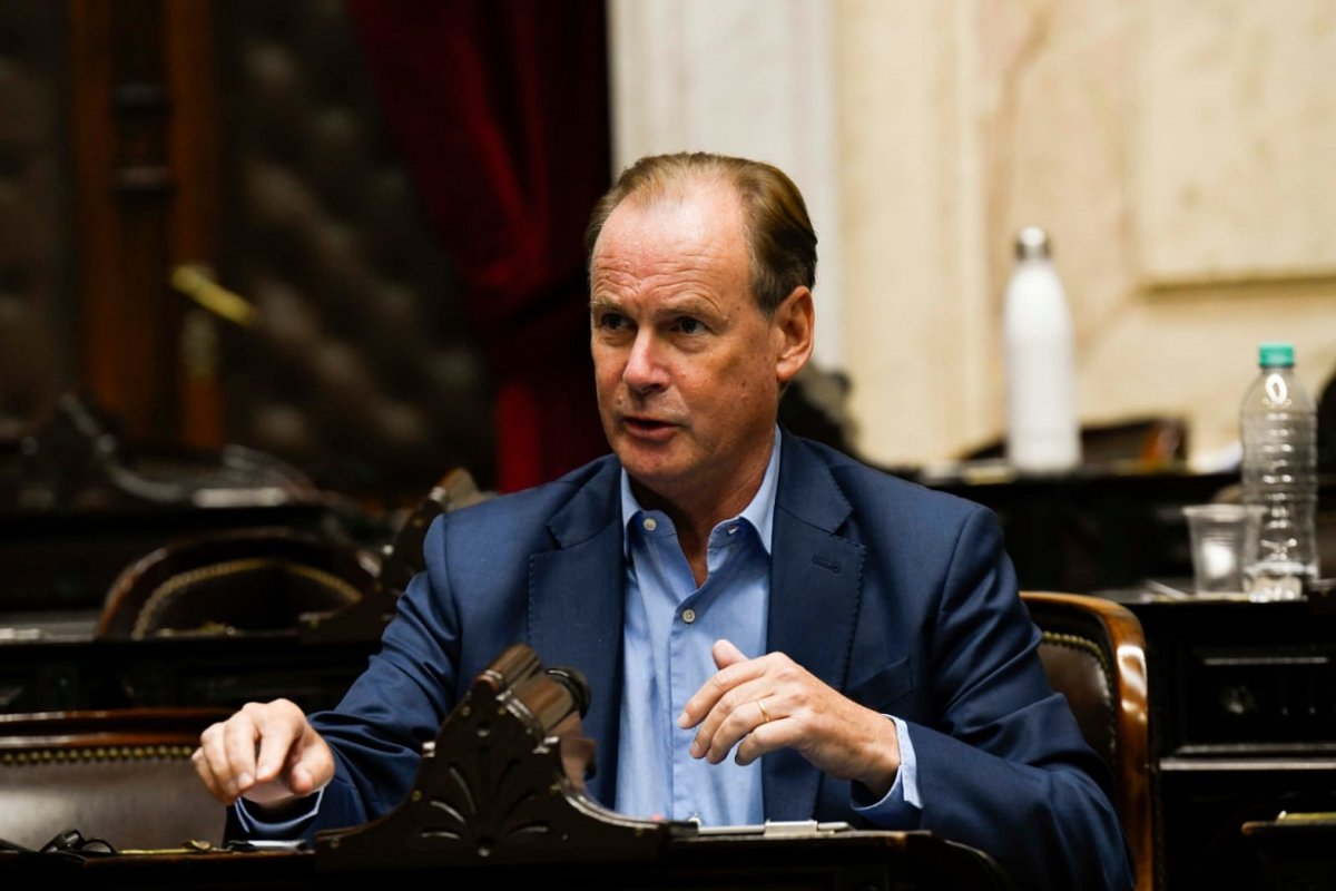 Bordet, uno de los diputados que vot&oacute; en contra.