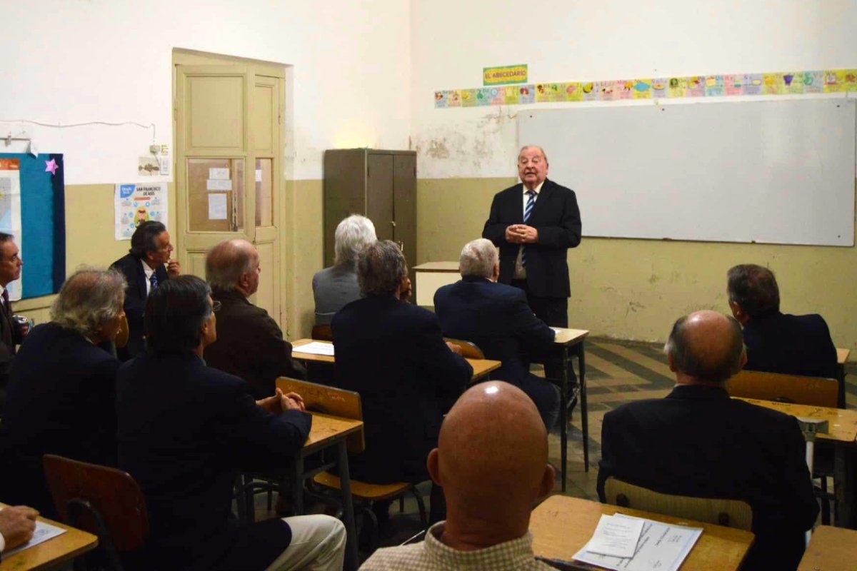 Speroni en octubre &uacute;ltimo, en Capuchinos.