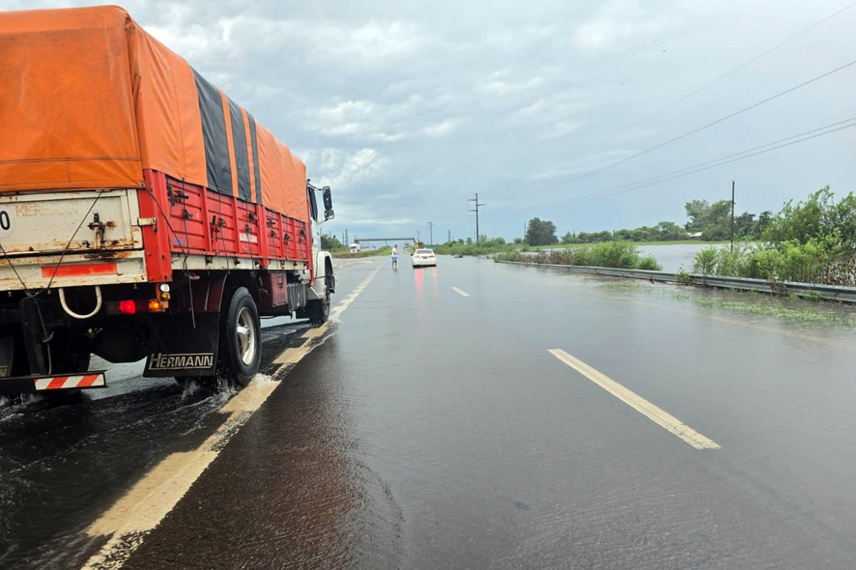 As&iacute; estaba a las 15 el kil&oacute;metro 171 de la RN18.