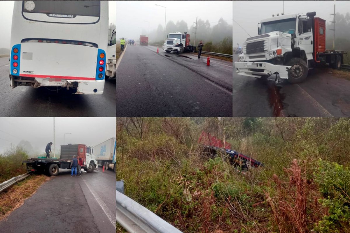 3 veh&iacute;culos siniestrados en la RN14.