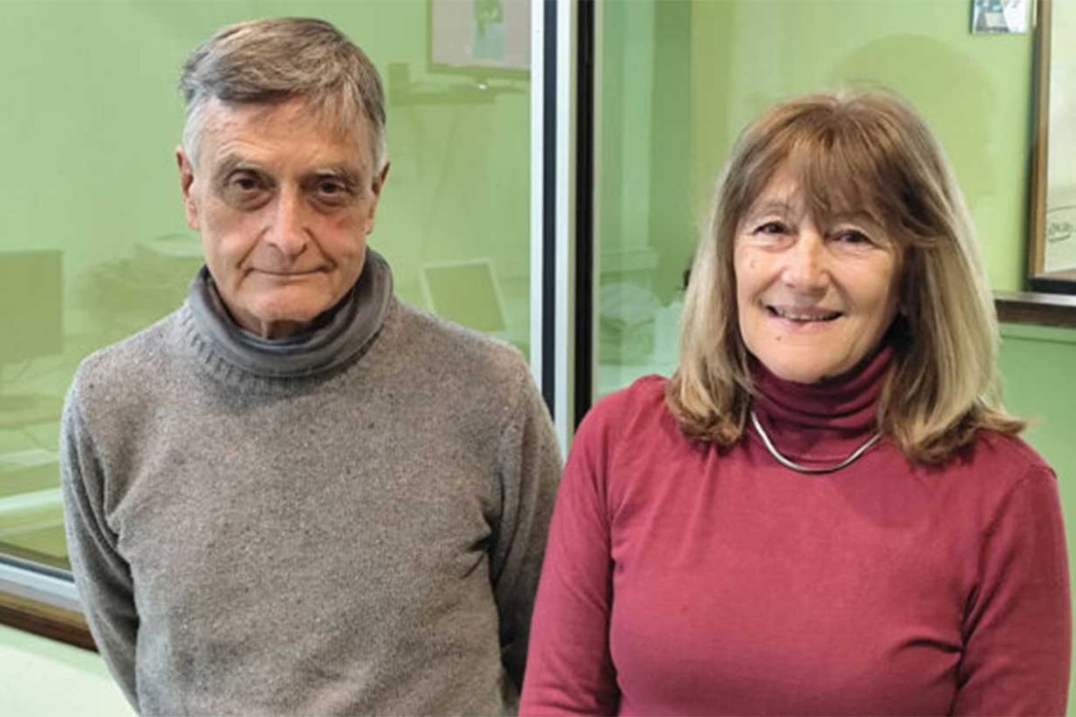 Cicely Bertin y Diego Varela