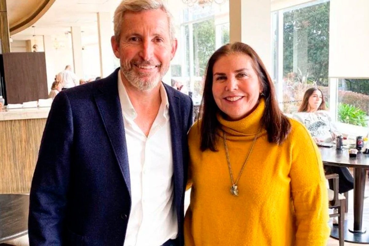 La diputada Gabriela Lena con Frigerio.