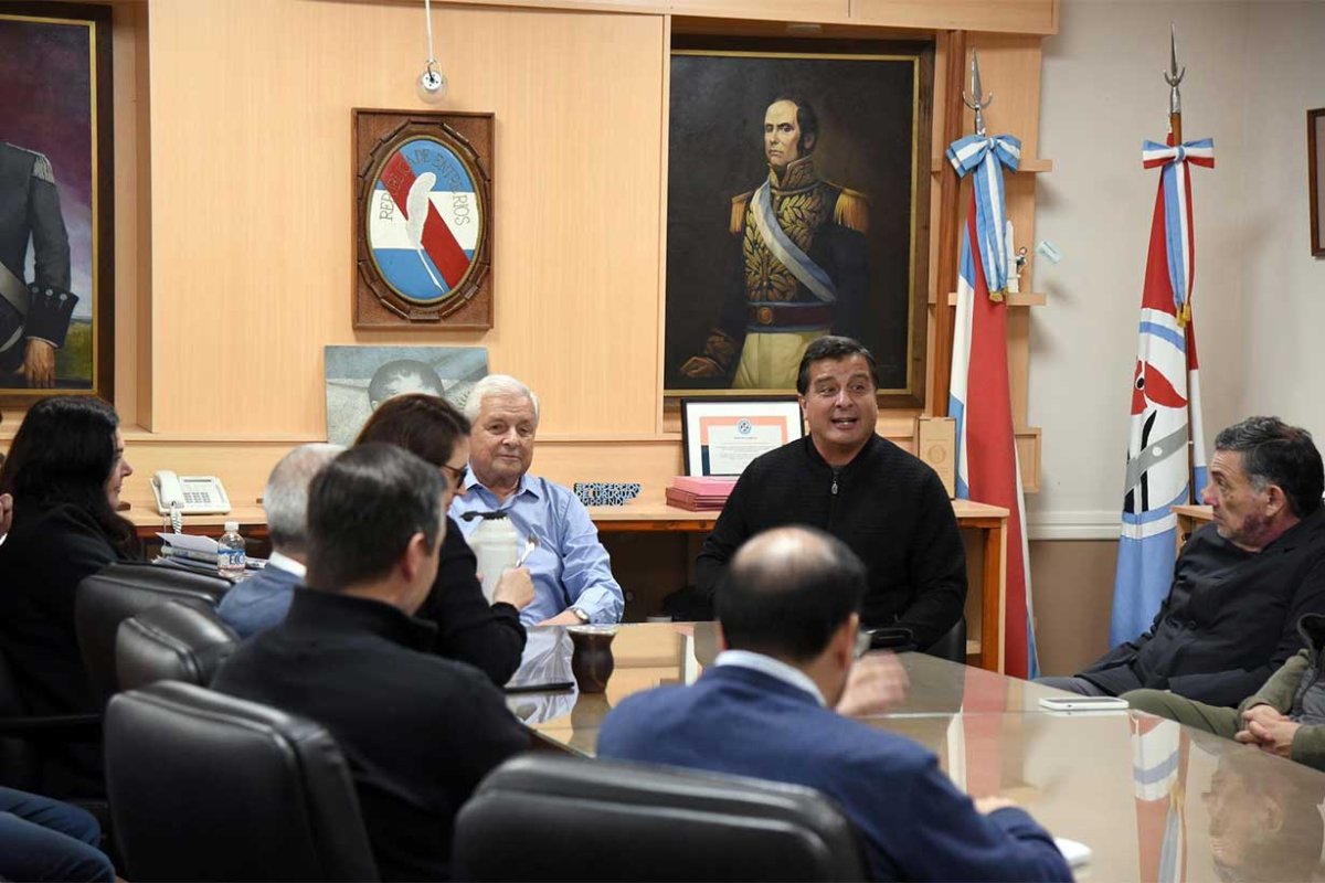 Casaretto en reciente visita a Lauritto