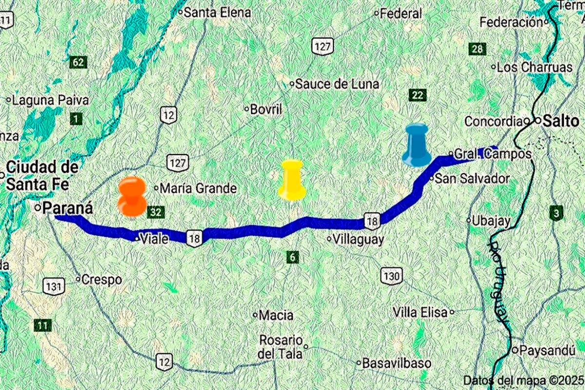 All&iacute; habr&iacute;a peaje en la RN18 (foto: DRU).