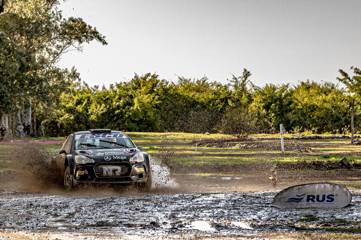 Ballay pudo con el barro y termin&oacute; tercero.
