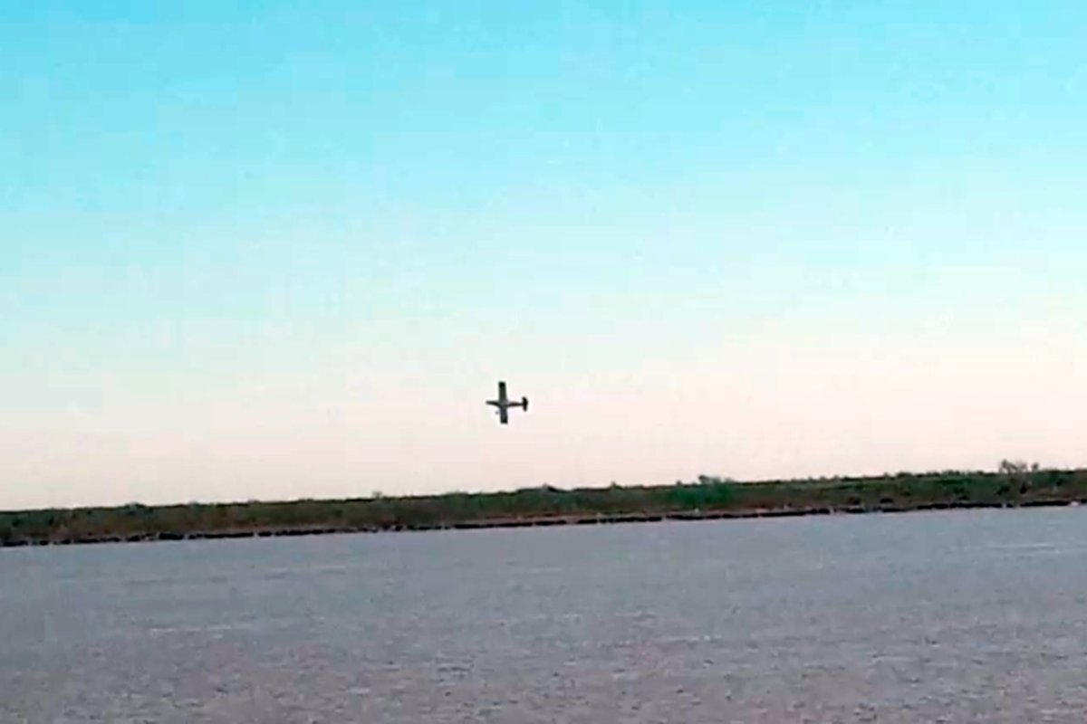 Una de las imagenes divulgadas desde islas.