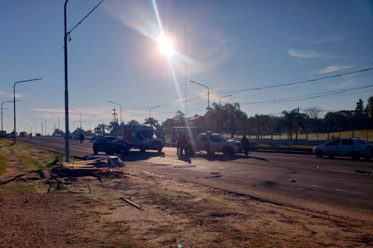 Una de las im&aacute;genes del accidente (foto: DRU).