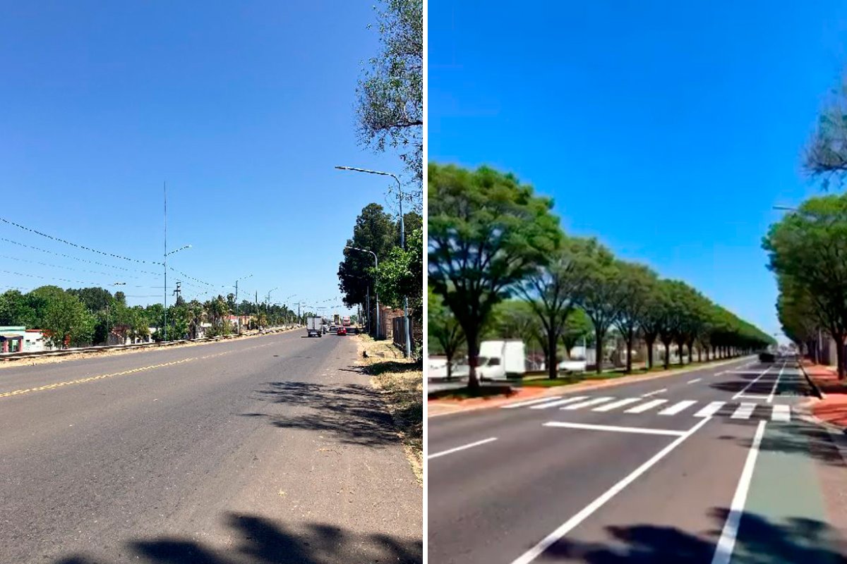Mejora propuesta para acceso sur por Villa Adela.