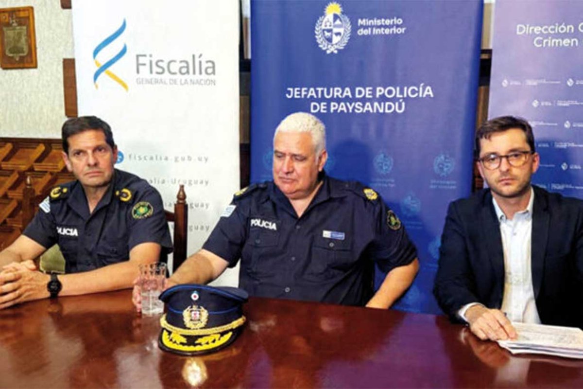 Autoridades uruguayas informaron a la prensa