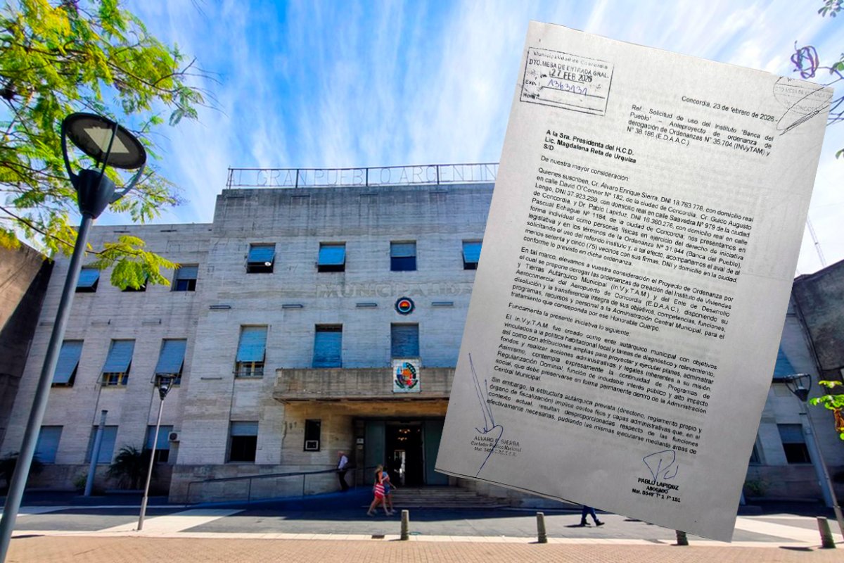 Ingres&oacute; el pedido para usar la Banca del Pueblo.