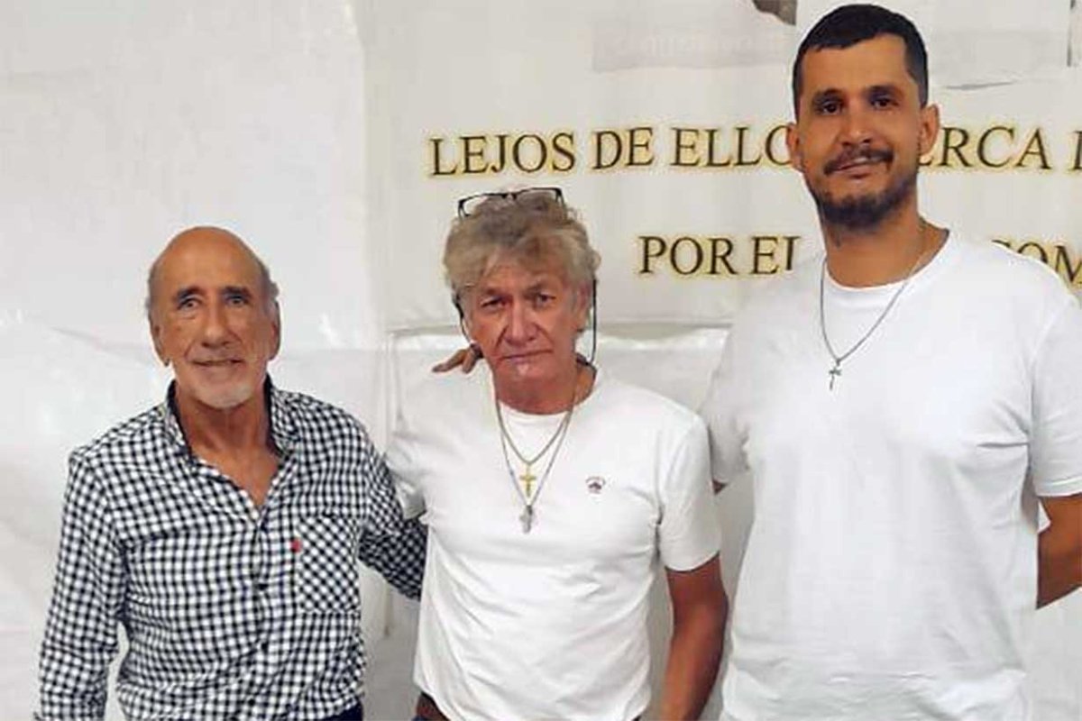 Valdez al centro y Navarro Jaurena a la derecha