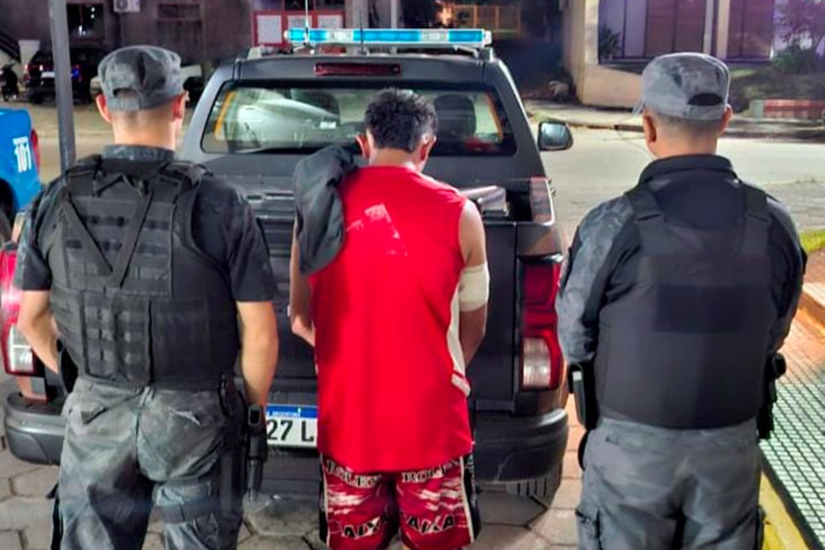 Detuvieron al agresor este mismo martes.