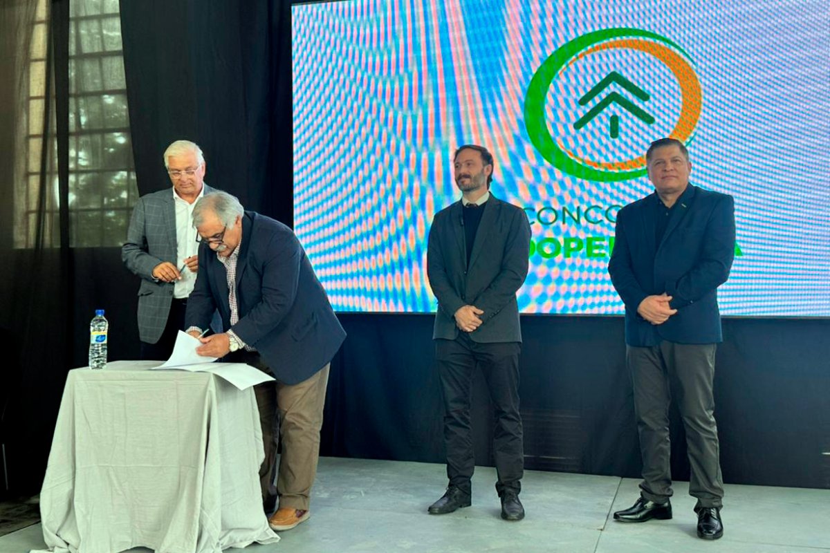 La inauguraci&oacute;n en la exusina 1 de Concordia.