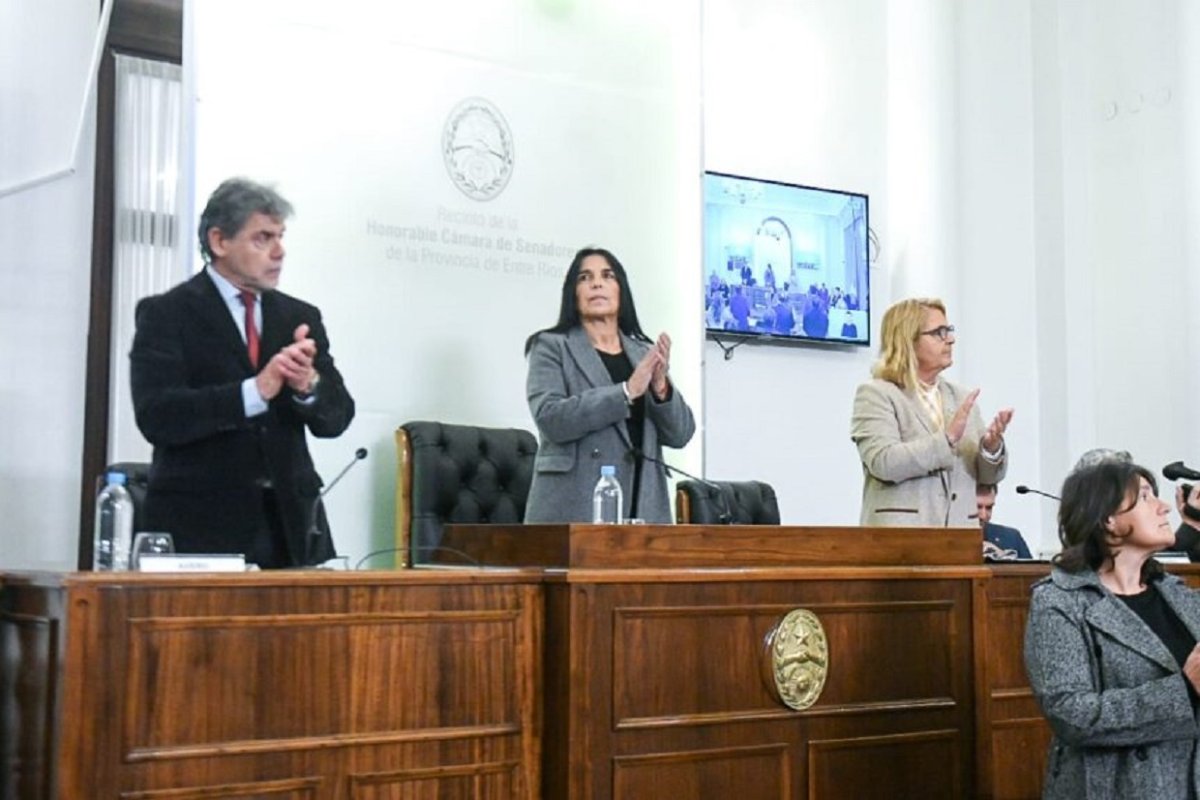La vicegobernadora presidi&oacute; la sesi&oacute;n del Senado.