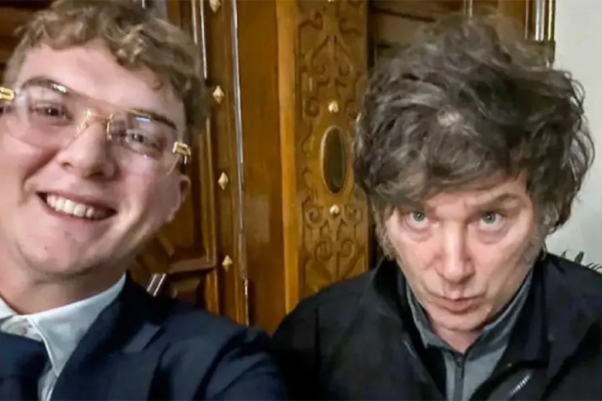 Hayden Davis y Javier Milei, acusados en la causa.