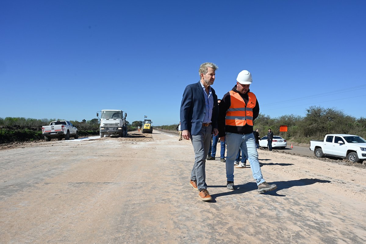 Frigerio recorri&oacute; obras en RP N&deg;20.