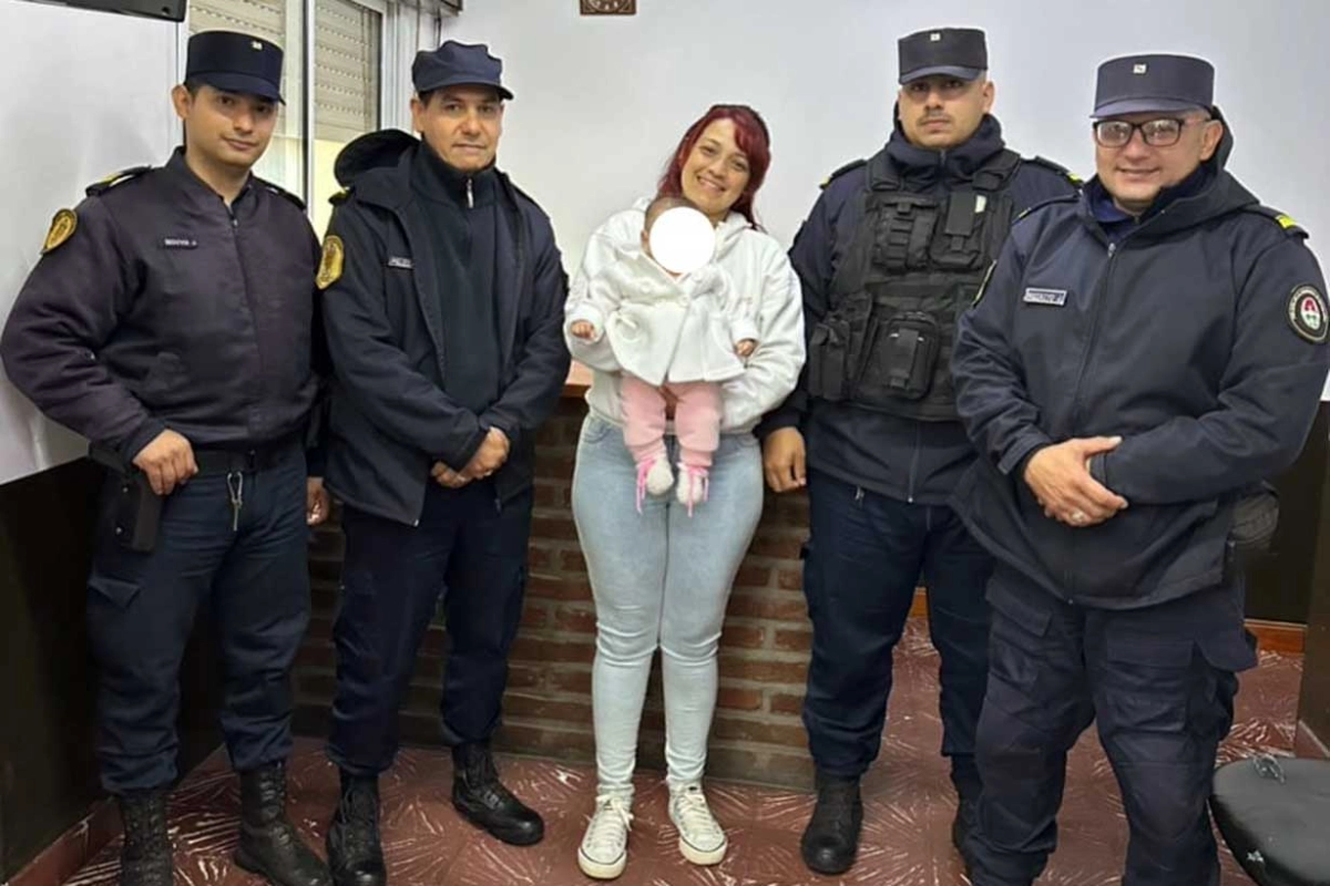 Eliana expres&oacute; su inmensa gratitud a los polic&iacute;as