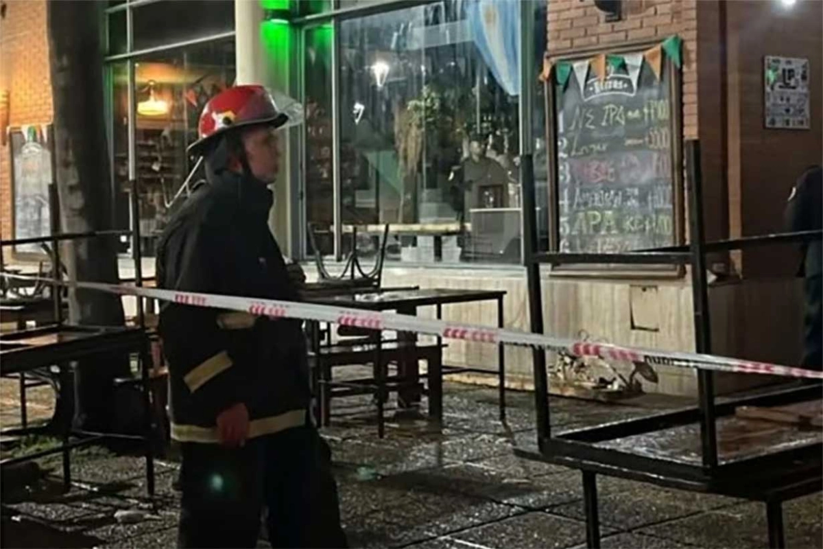 Derrumbe en un bar en pleno centro de Paran&aacute;