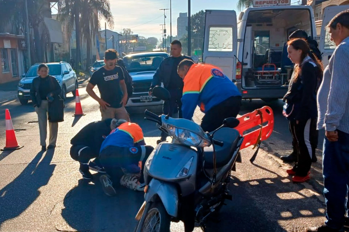 El choque ocurri&oacute; esta ma&ntilde;ana en San Lorenzo y Nogoy&aacute;.