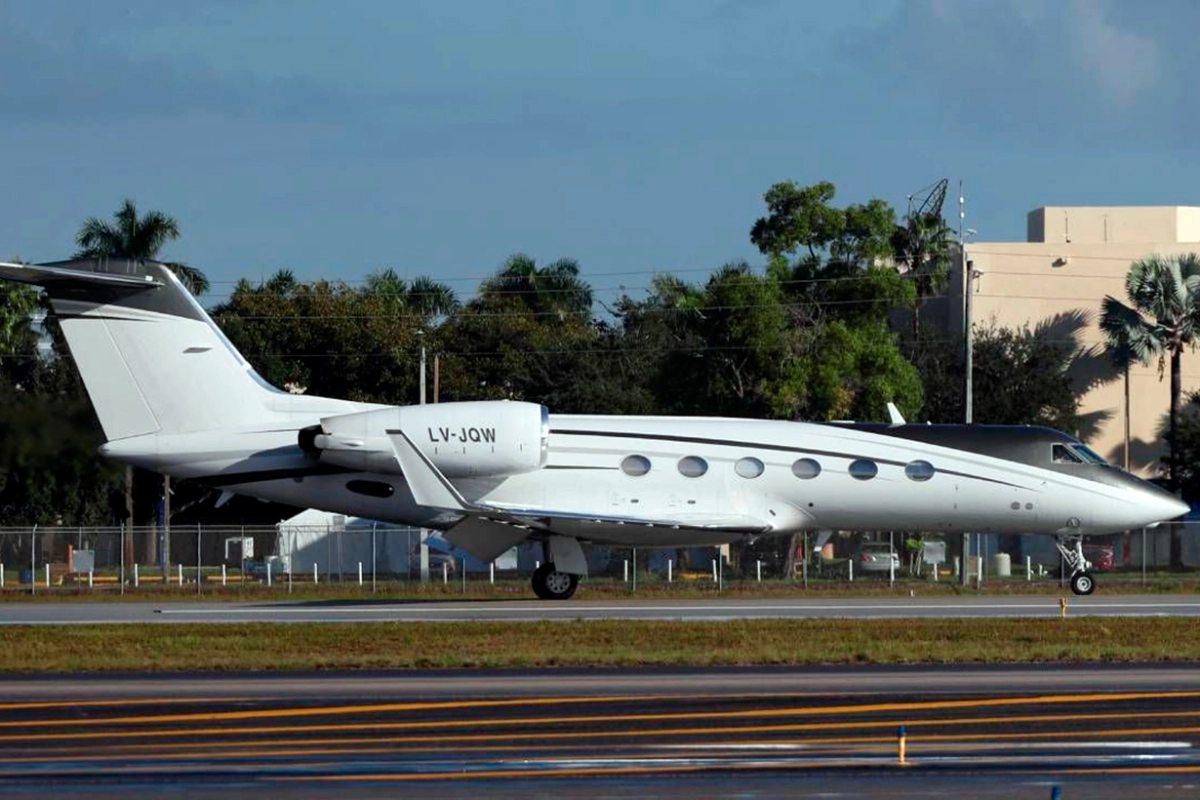 El Gulfstream G400 de Baires Fly.