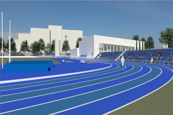 Comienza la construcción de la pista de atletismo de alto rendimiento del parque Berduc